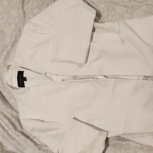 Ann Taylor white linen blazer